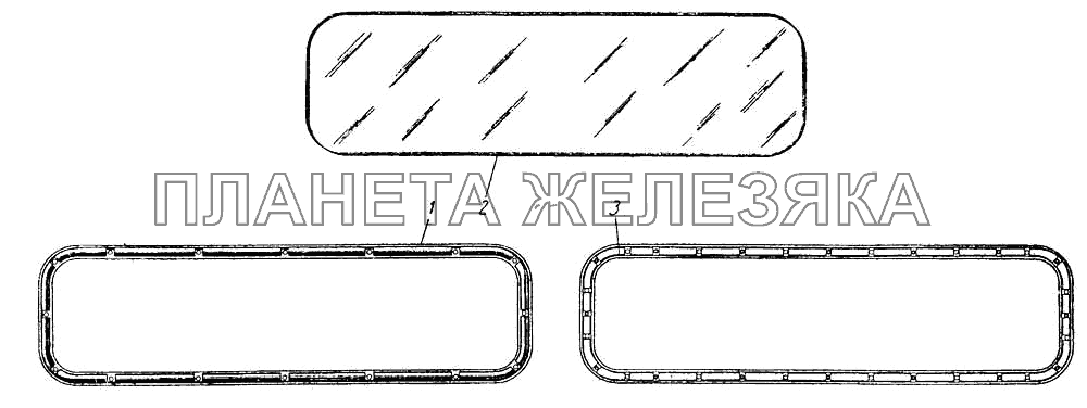 Окно тента заднее ЗИС-110