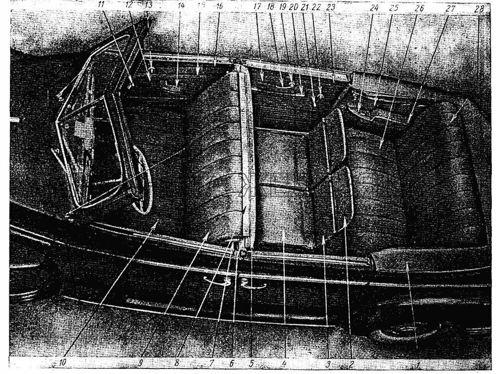 Сиденья и облицовка дверей ЗИС-110