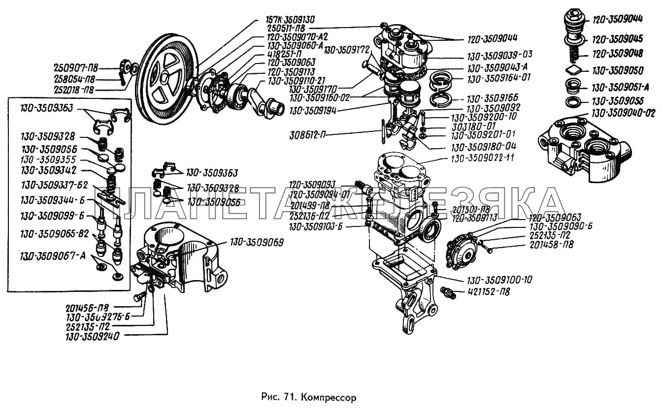 Компрессор ЗИЛ-442160