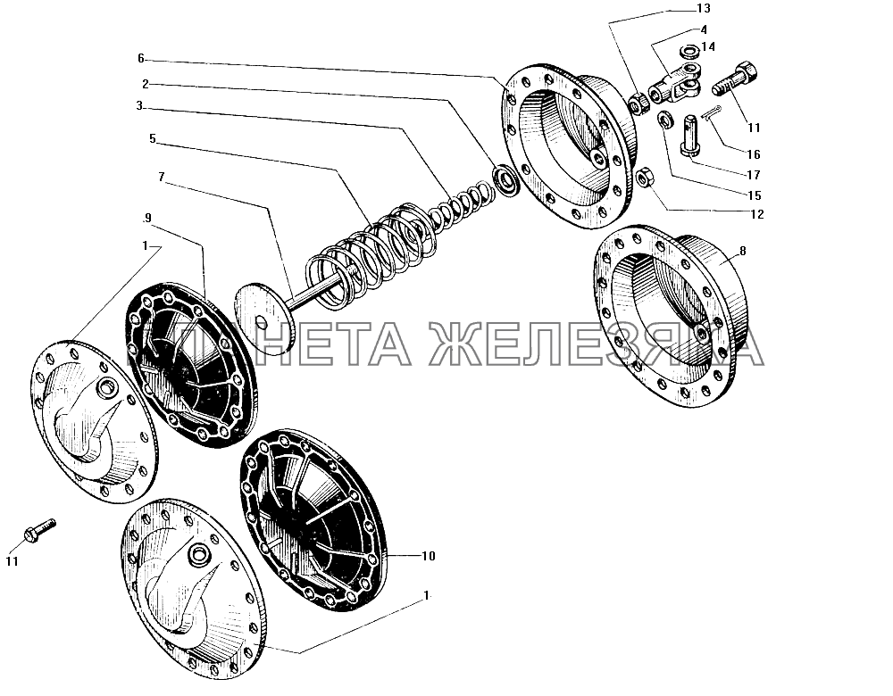 Тормозные камеры ЗИЛ-130