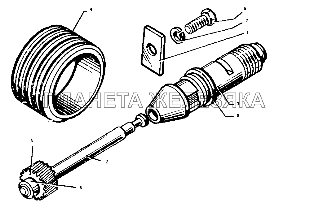 Привод спидометра ЗИЛ-130