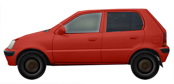 Диски на HONDA Logo GA3 Hatchback 3d (1999 - 2002)