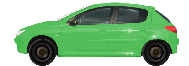 Диски на PEUGEOT 206 1.4 HDi 1998