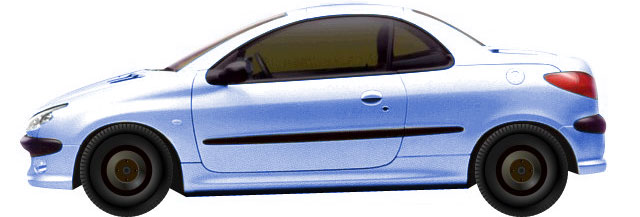 Диски на PEUGEOT 206 2D Cabrio (2000 - 2007)