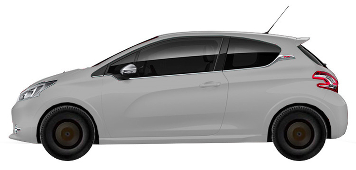 Диски на PEUGEOT 208 C Hatchback 3d (2012 - 2016)