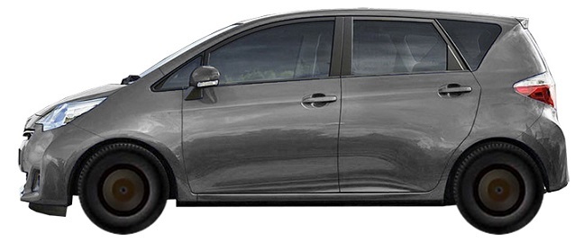 Диски на TOYOTA Verso-S 1.33 Dual VVT-i 2011